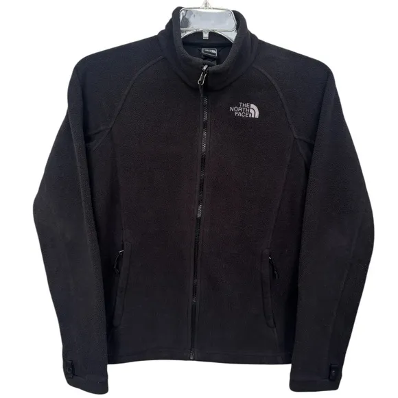 The North Face Fleece Jacket Light Medium Mid Weight All Season Black Size Small