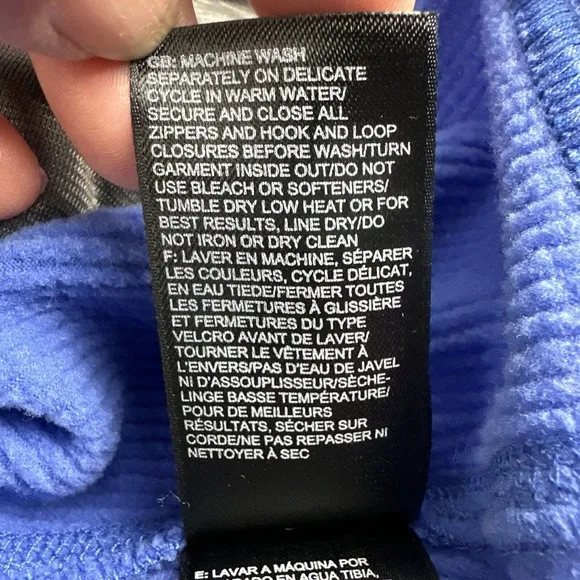 The North Face Jacket Blue Hoodie‎ Stretch Full Zip Coat Blue XS