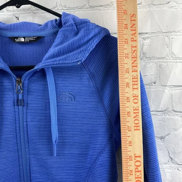 The North Face Jacket Blue Hoodie‎ Stretch Full Zip Coat Blue XS