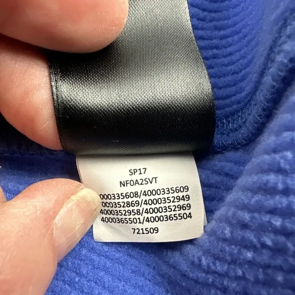 The North Face Jacket Blue Hoodie‎ Stretch Full Zip Coat Blue XS