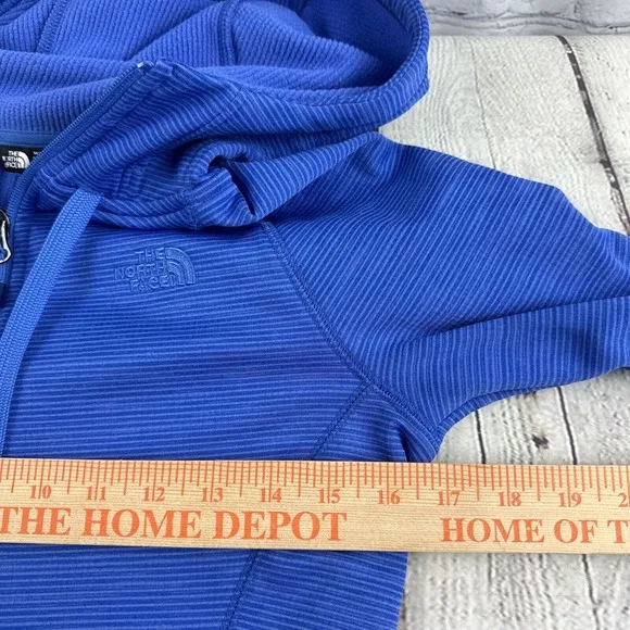 The North Face Jacket Blue Hoodie‎ Stretch Full Zip Coat Blue XS