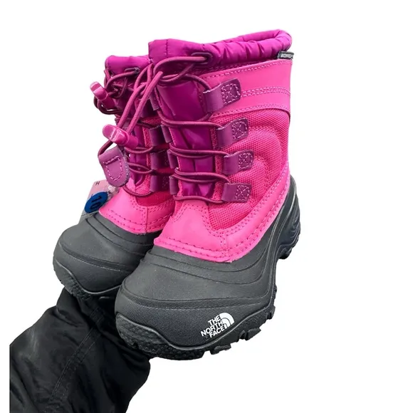🦋The North Face KIDS ALPENGLOW lV Boots color-Cabaret Pink