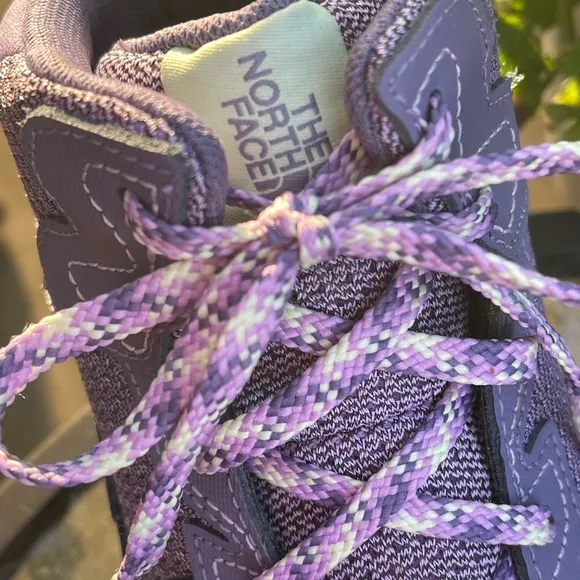 The North Face kids Purple High-Top Sneakers - like new!