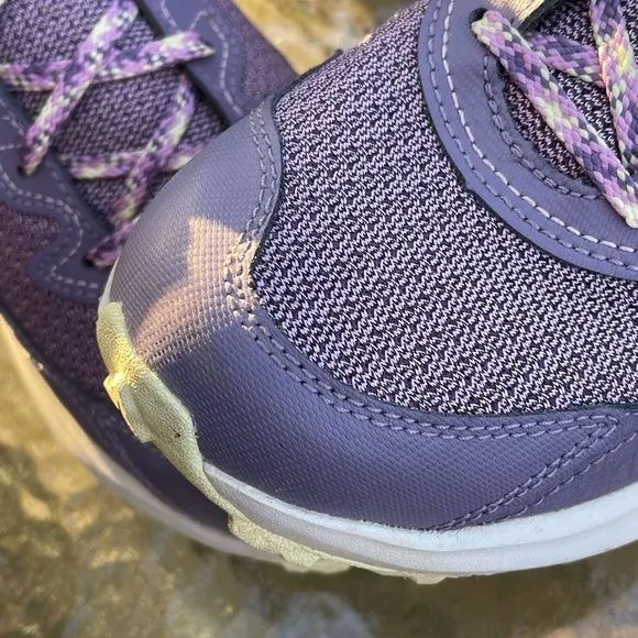 The North Face kids Purple High-Top Sneakers - like new!