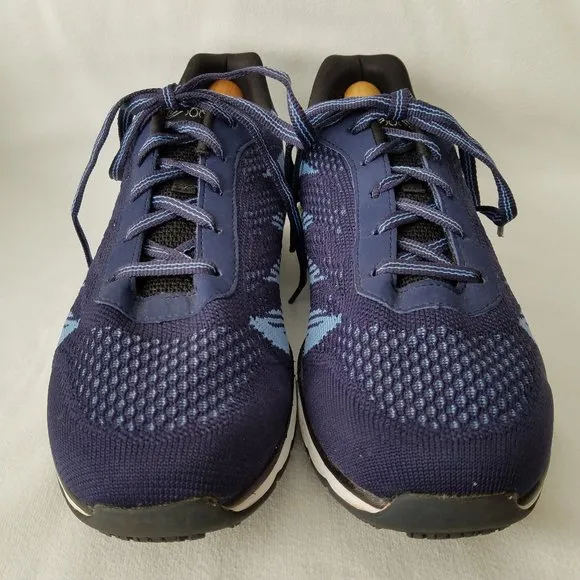 Therafit Womens Size 11 “Carley” 7 Ply Comfort Walking Shoes in Blue