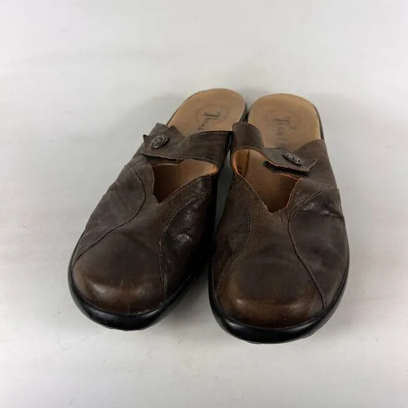 Think! Mary Jane heels women's size 10 brown leather minimalist heels shoes