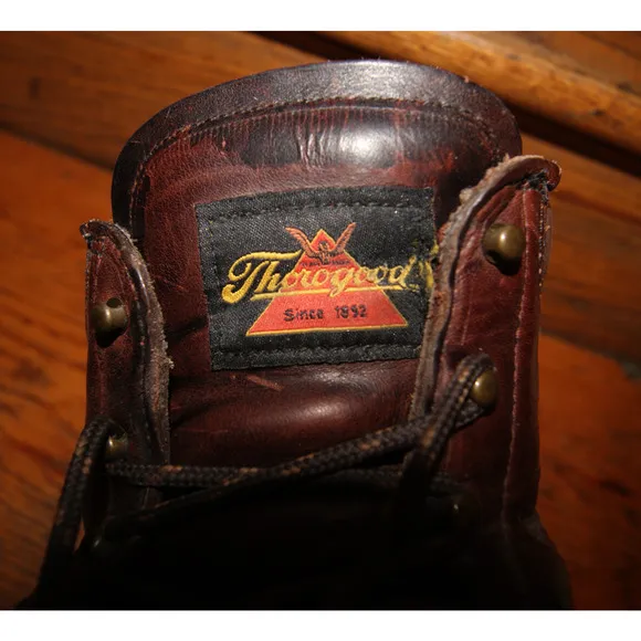 Thorogood American Heritage 6&quot; Boots Mens 13EEE Brown Steel Toe USA 804-4203