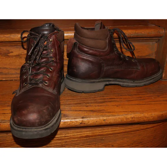 Thorogood American Heritage 6&quot; Boots Mens 13EEE Brown Steel Toe USA 804-4203