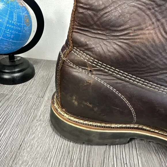 Thorogood Combat Boots Mens 13 D Emperor 8” Brown Leather Mid Steel Toe 804-4368