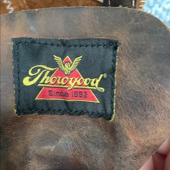 Thorogood Men's Brown Leather Steel Toe Boots