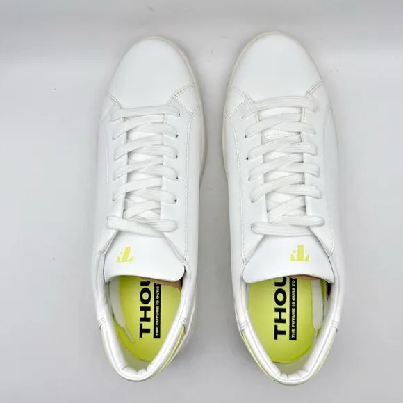 Thousand Fell Mens Lace Up Sneakers US 10 EU 43 White NIB