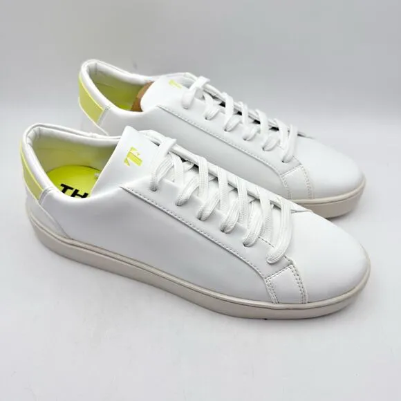 Thousand Fell Mens Lace Up Sneakers US 10 EU 43 White NIB