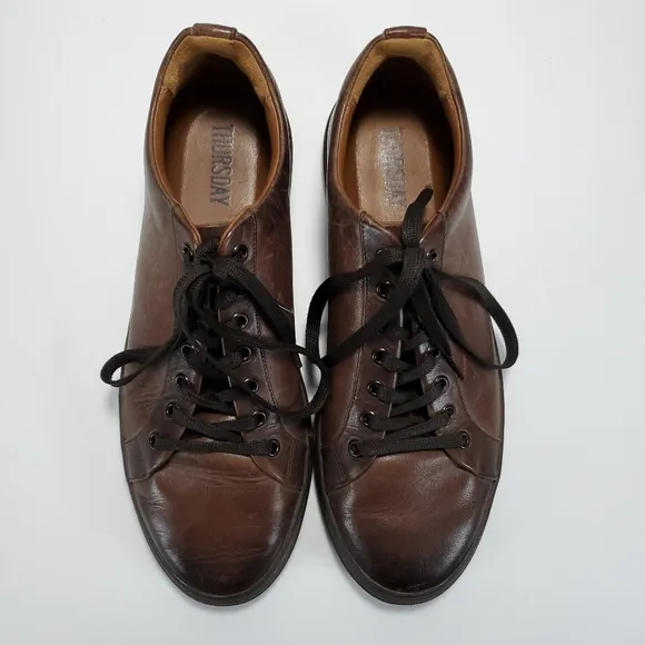 Thursday Boot Company Premier Low Top Leather Shoes - Tobacco