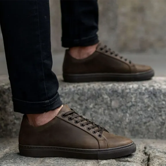 Thursday Boot Company Premier Low Top Leather Shoes - Tobacco