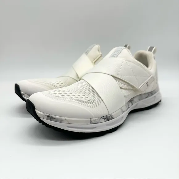 TIEM White Marble Slipstream Performance Women’s Cycling Shoes 6.5