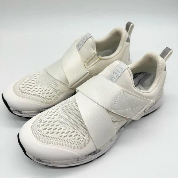 TIEM White Marble Slipstream Performance Women’s Cycling Shoes 6.5