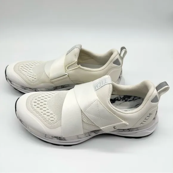 TIEM White Marble Slipstream Performance Women’s Cycling Shoes 6.5