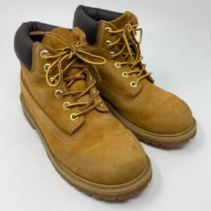 Timberland 12709 Boots Enfant 6-Inch Premium Wheat Nubuck Waterproof Boots Kids