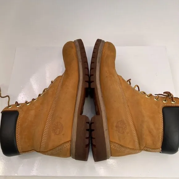 Timberland Boots Men 9.5 M Leather Lace Up Ankle Weather 10061 Outdoor Work Core