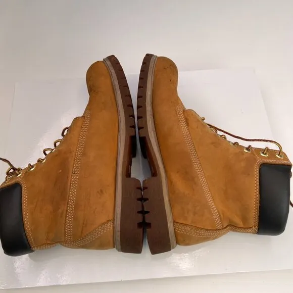 Timberland Boots Men 9.5 M Leather Lace Up Ankle Weather 10061 Outdoor Work Core