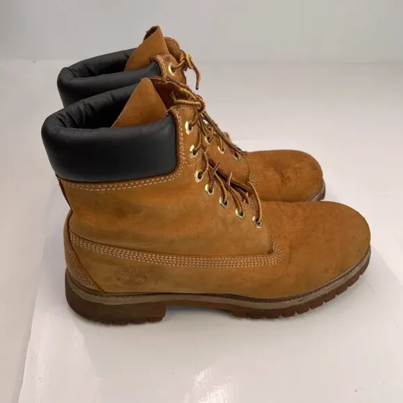 Timberland Boots Men 9.5 M Leather Lace Up Ankle Weather 10061 Outdoor Work Core