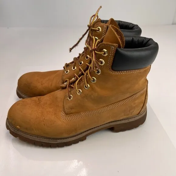 Timberland Boots Men 9.5 M Leather Lace Up Ankle Weather 10061 Outdoor Work Core