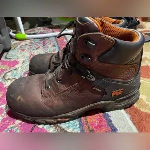 Timberland Boots Mens Pro Series Steel Toe Anti-Fatigue Work Pro‎ Size 10.5