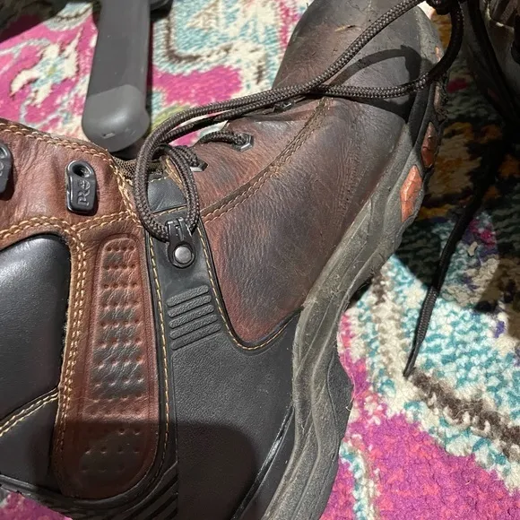 Timberland Boots Mens Pro Series Steel Toe Anti-Fatigue Work Pro‎ Size 10.5