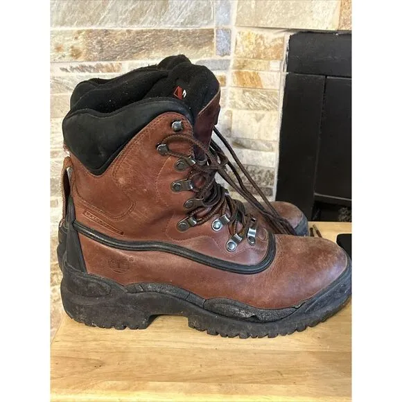 Timberland Brown Leather Waterproof Boots Polartech 200 series- Size Men's‎ 9M