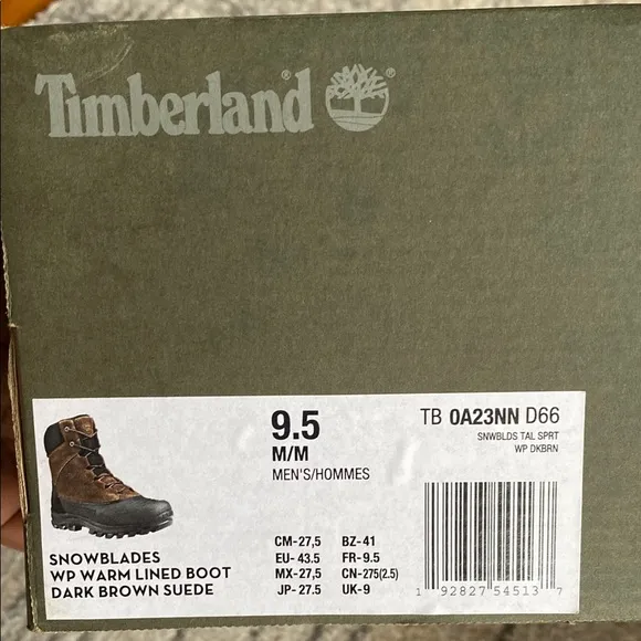 Timberland Brown Rain &amp; Snow Boots with High-Top Design and Thick Traction Sole