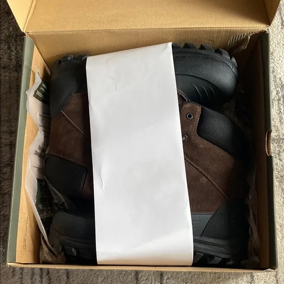 Timberland Brown Rain &amp; Snow Boots with High-Top Design and Thick Traction Sole