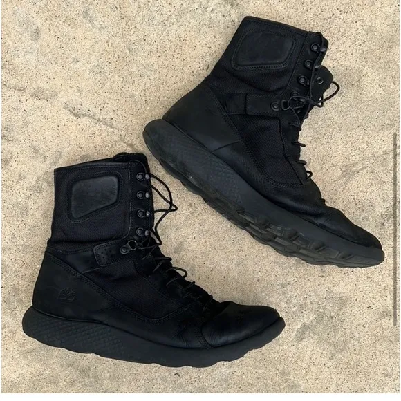 Timberland FlyRoam Tactical Limited Release Men's Black Boots Size 12