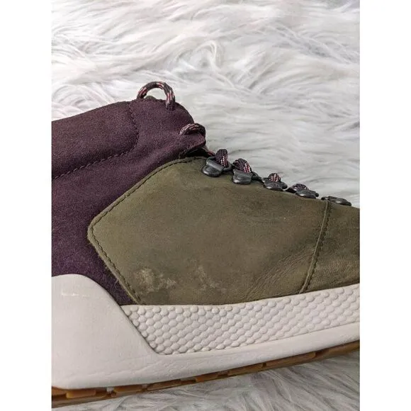 Timberland Kiri Up Waterproof Leather Hiker Boots Ankle Booties Sz 8