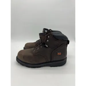 Timberland Men's Pit Boss PRO 6 Steel Toe Boots Brown 14 W MSRP $135 New