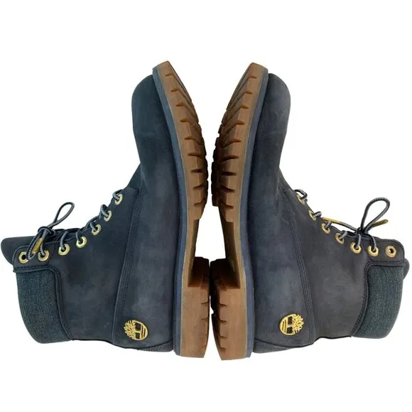 Timberland Men's Premium Waterproof Boots 10.5M Nubuck Leather Primaloft 7446