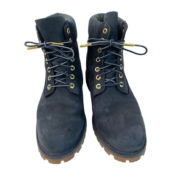 Timberland Men's Premium Waterproof Boots 10.5M Nubuck Leather Primaloft 7446