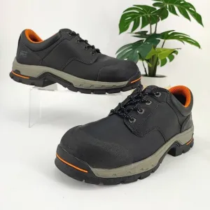 Timberland Men’s PRO Stockdale Black Alloy Toe Work Shoes Size 11.5 US