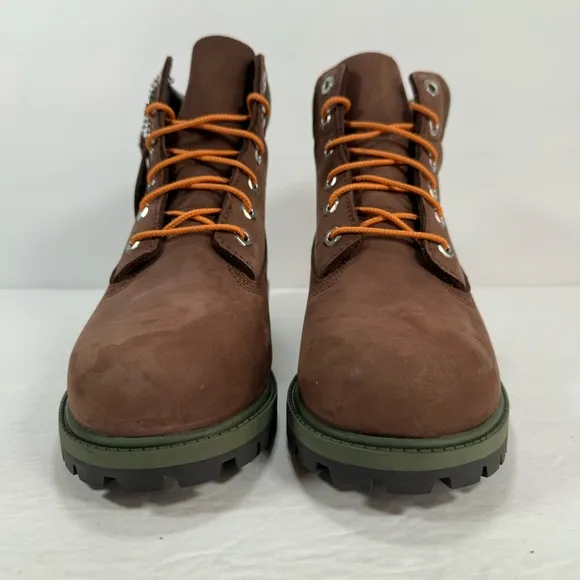 Timberland Premium 6” Dark Brown Leather Waterproof Boots Women Size 6.5