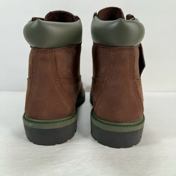 Timberland Premium 6” Dark Brown Leather Waterproof Boots Women Size 6.5