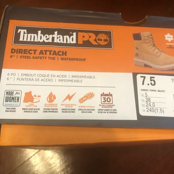 Timberland Pro 6” Steel Safety Toe Women Boots
