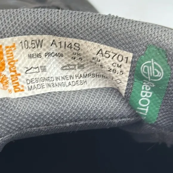 Timberland Pro Anti Fatigue Steel Toe Work Shoes Size 10.5W MS6657
