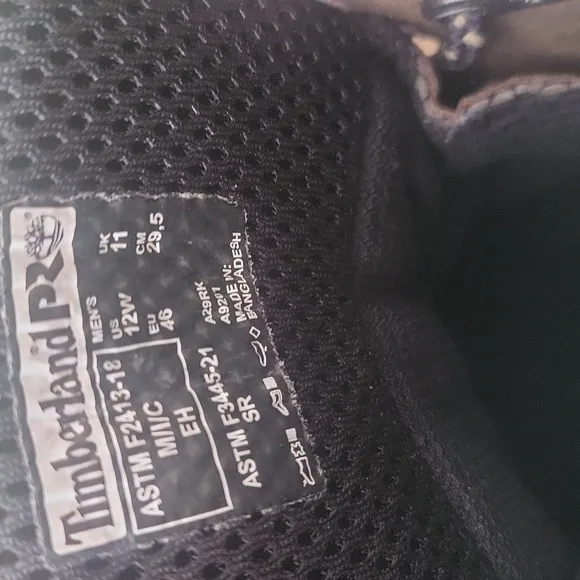 Timberland pro boots size 12