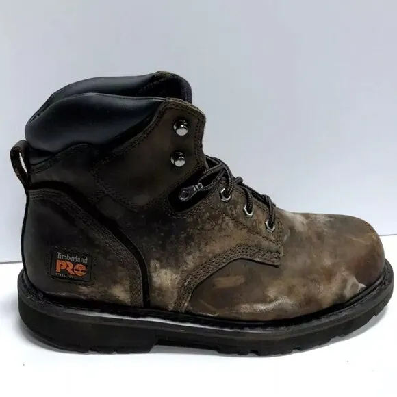 Timberland Pro Mens Pit Boss Steel Toe Work Boots Size 10.5 M