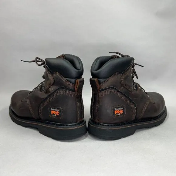 Timberland PRO Men's Size 10W 6&quot; Pit Boss Steel Toe Work Boots