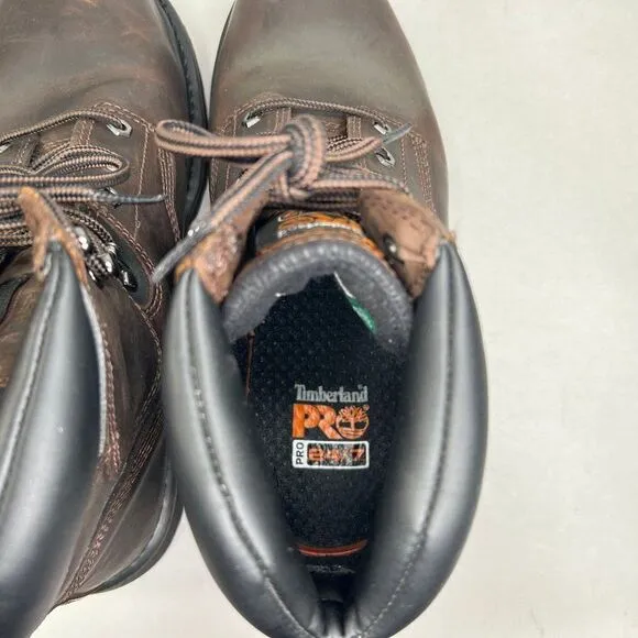 Timberland PRO Men's Size 10W 6&quot; Pit Boss Steel Toe Work Boots