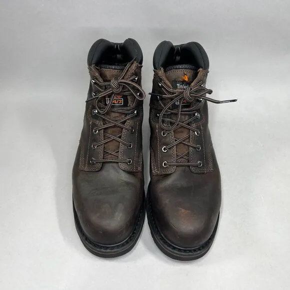 Timberland PRO Men's Size 10W 6&quot; Pit Boss Steel Toe Work Boots