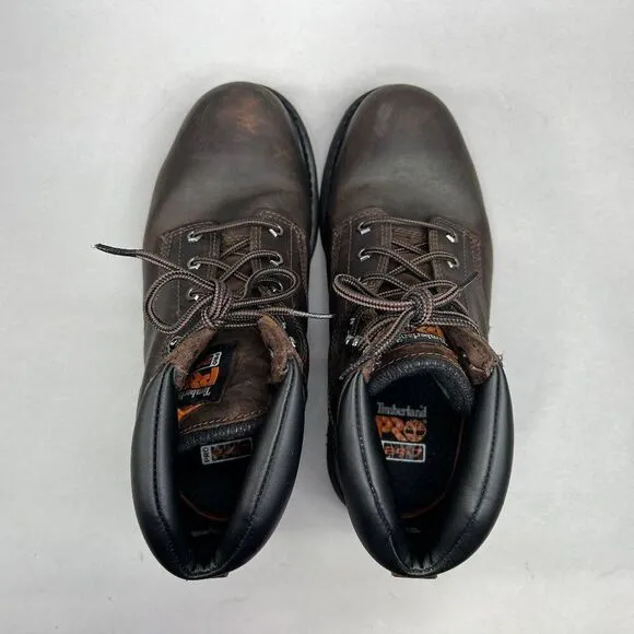 Timberland PRO Men's Size 10W 6&quot; Pit Boss Steel Toe Work Boots