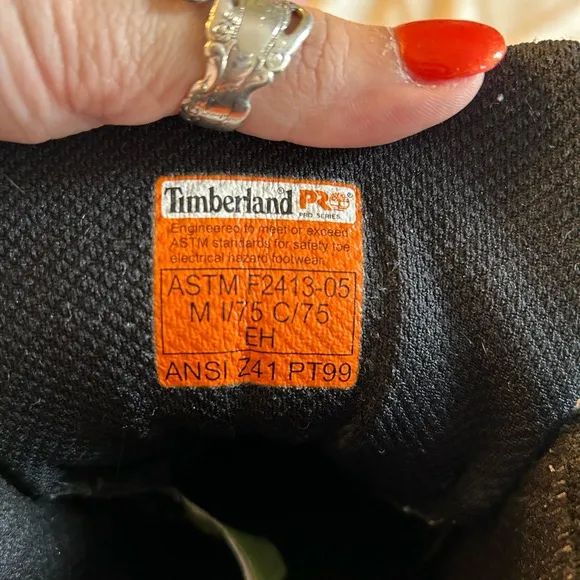 Timberland Pro met guard steel toe work boots size 15