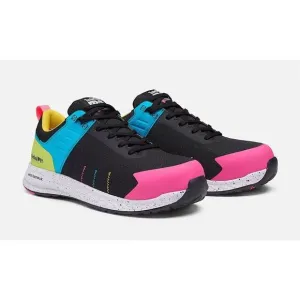 Timberland PRO® Overdrive Comp-Toe Work Shoes Womens - 8 Black/Magenta W/‎ BOX.