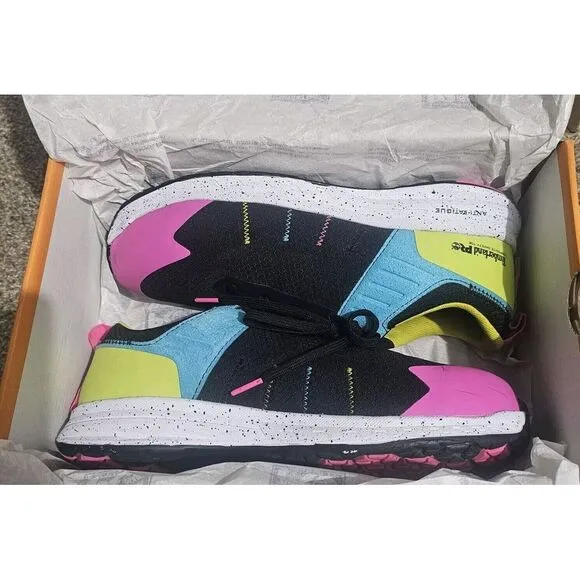 Timberland PRO® Overdrive Comp-Toe Work Shoes Womens - 8 Black/Magenta W/‎ BOX.